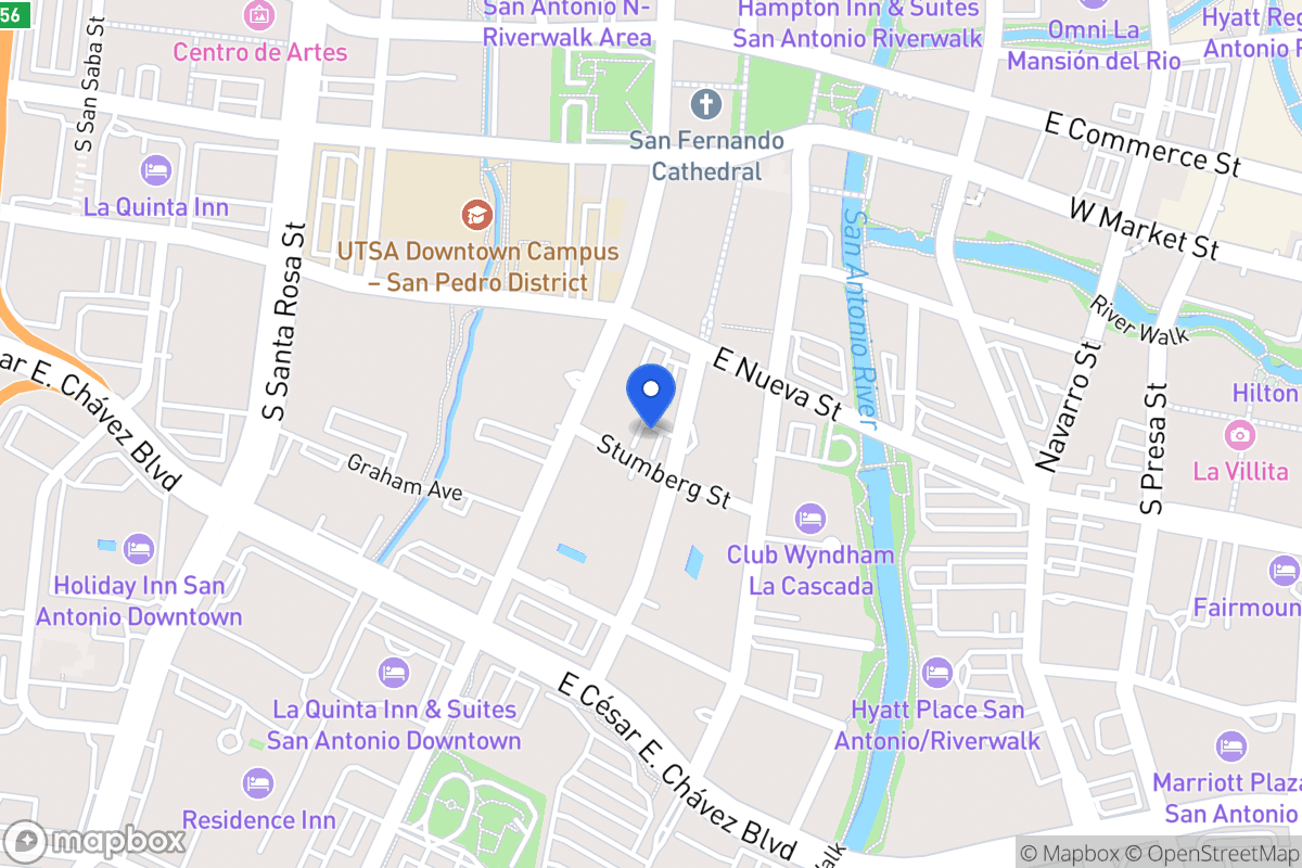 Map of 321 S Main Ave