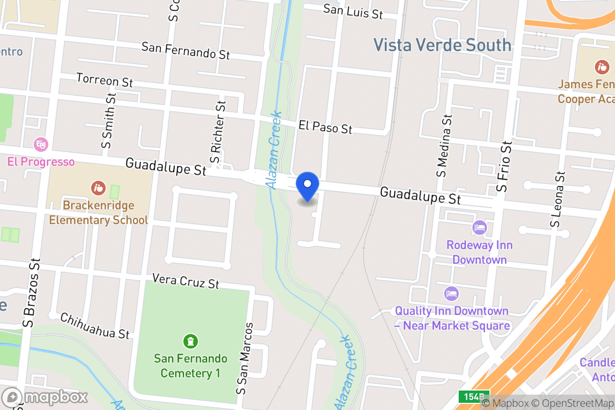 Map of 105  Juarez St