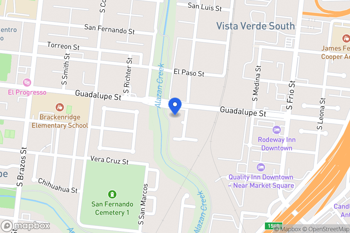 Map of 107  Juarez St