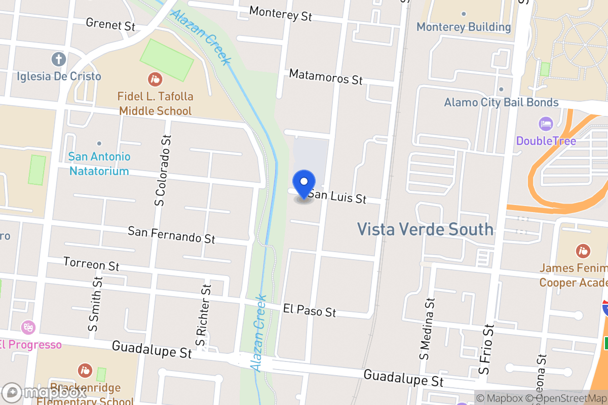 Map of 908  San Luis St