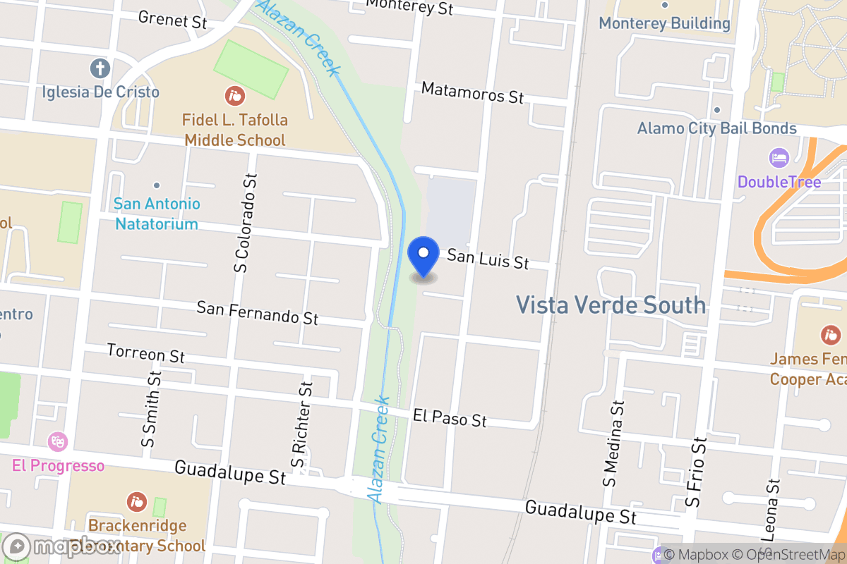 Map of 117  Alto Ave
