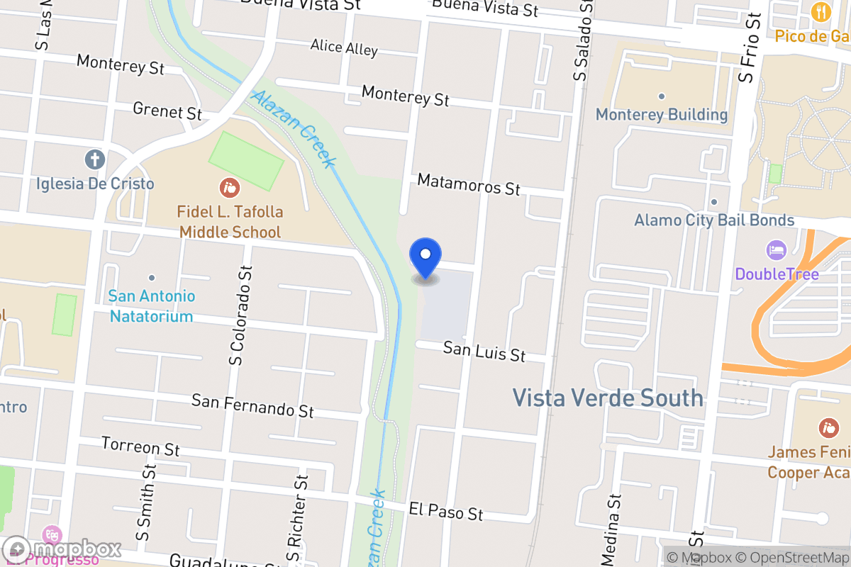 Map of 912 W Cesar E Chavez Blvd