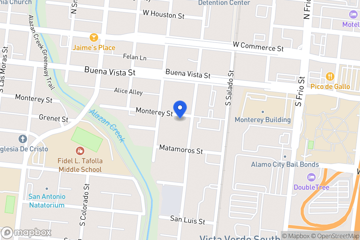 Map of 906  Monterey St