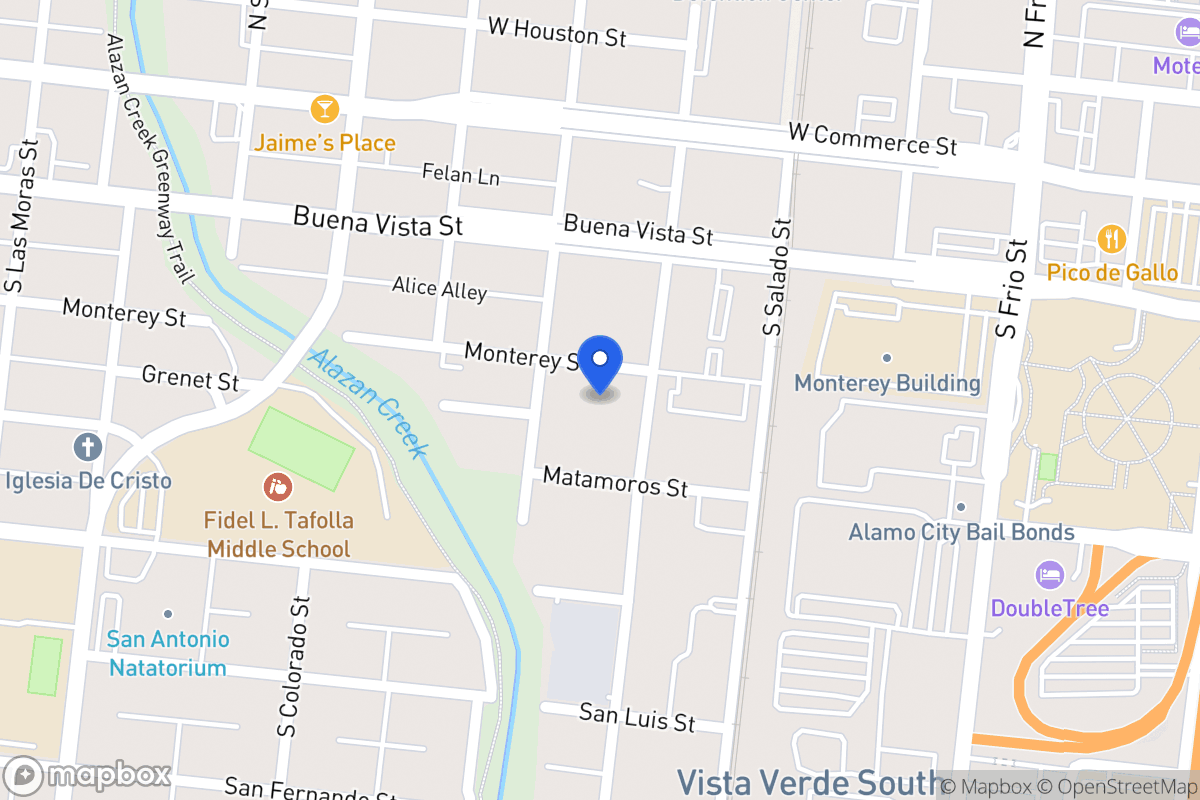 Map of 902  Monterey St