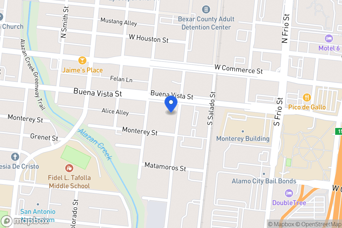Map of 900  Buena Vista St