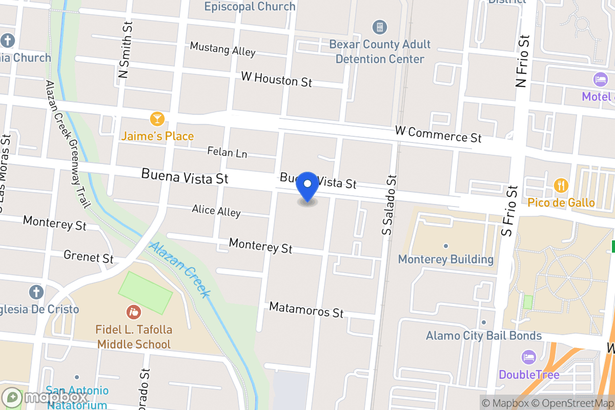 Map of 910  Buena Vista St