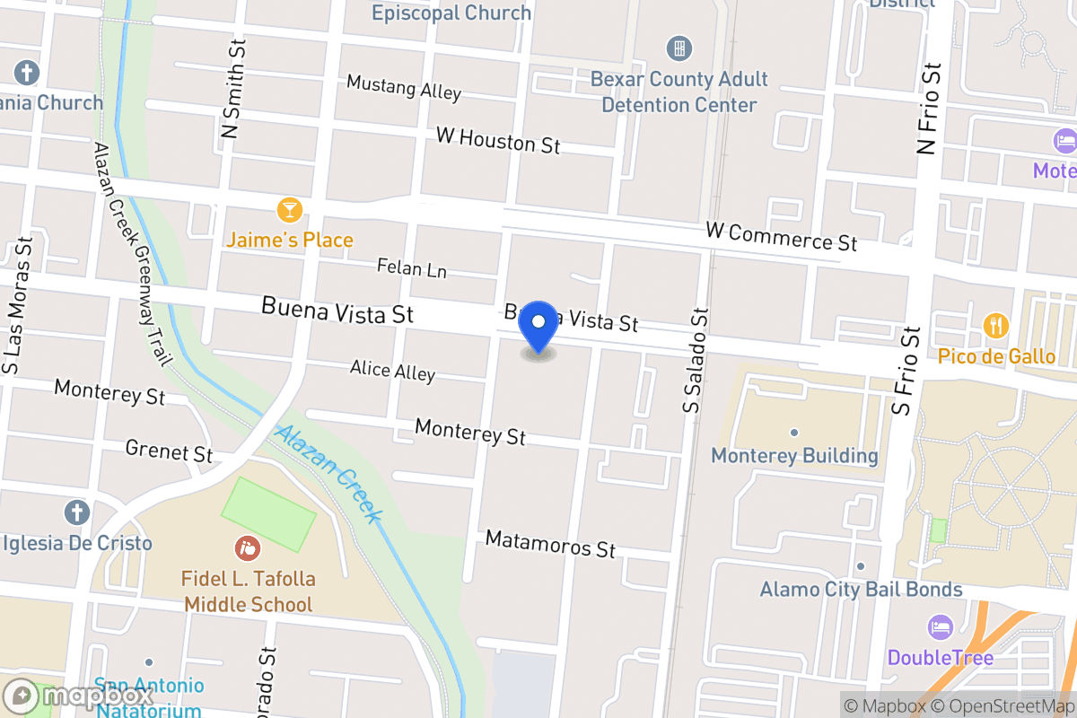 Map of 914  Buena Vista St
