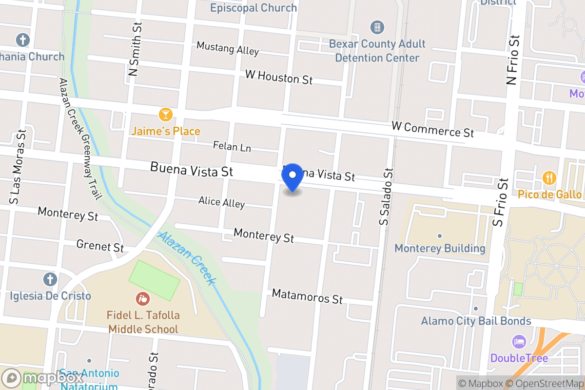 Map of 920  Buena Vista St