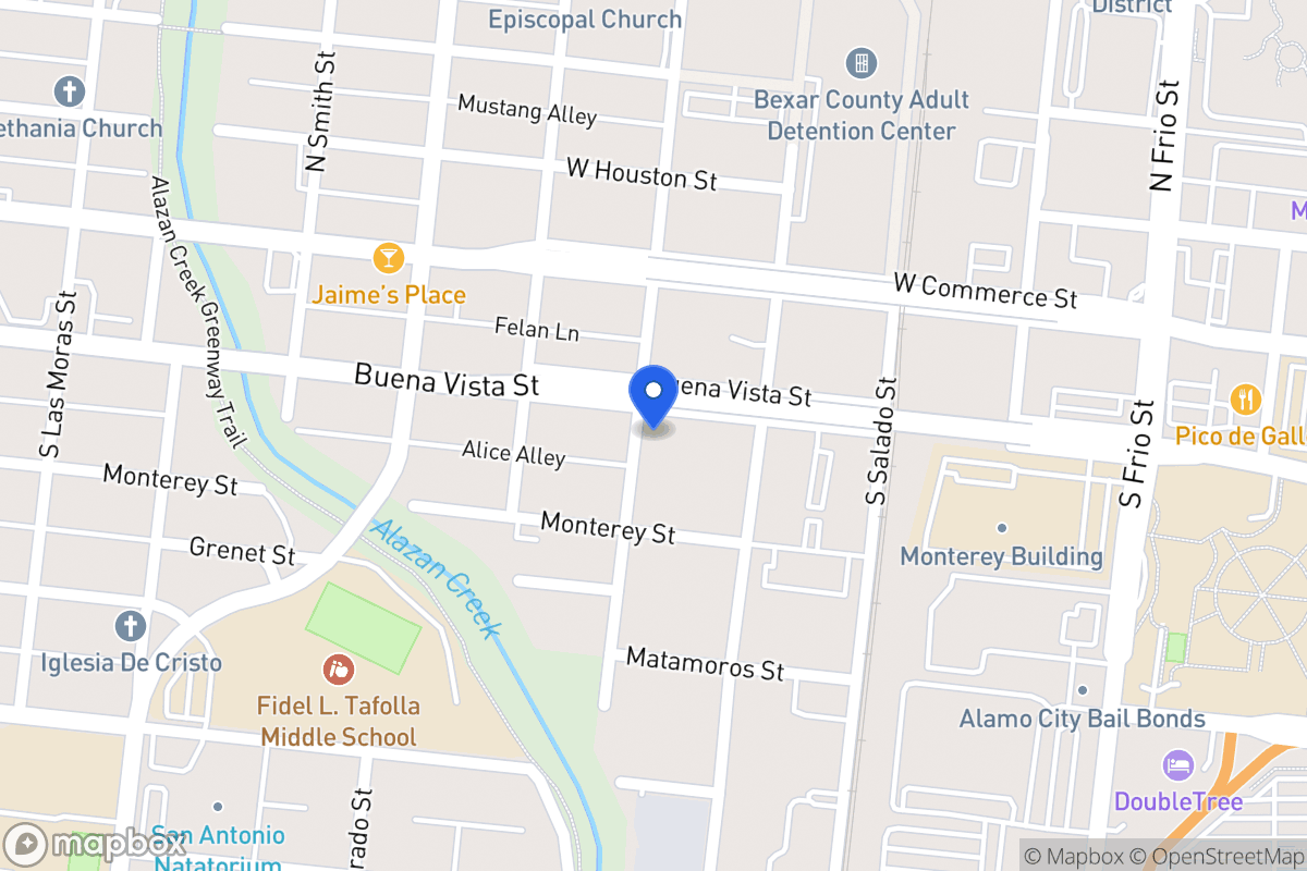 Map of 924  Buena Vista St
