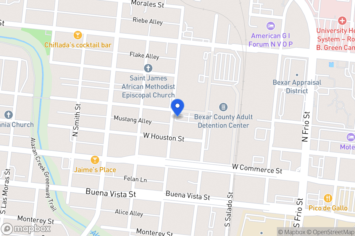 Map of 212 N San Marcos