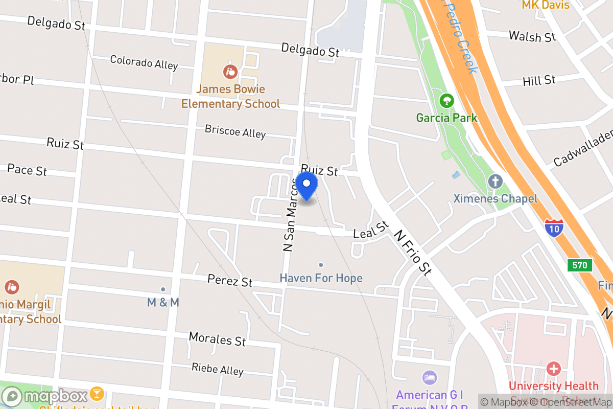 Map of 804 N San Marcos