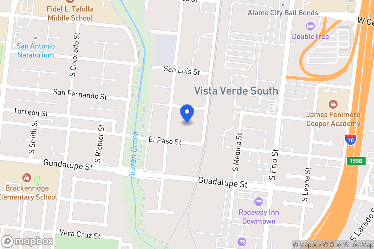 Map of 702  San Fernando St
