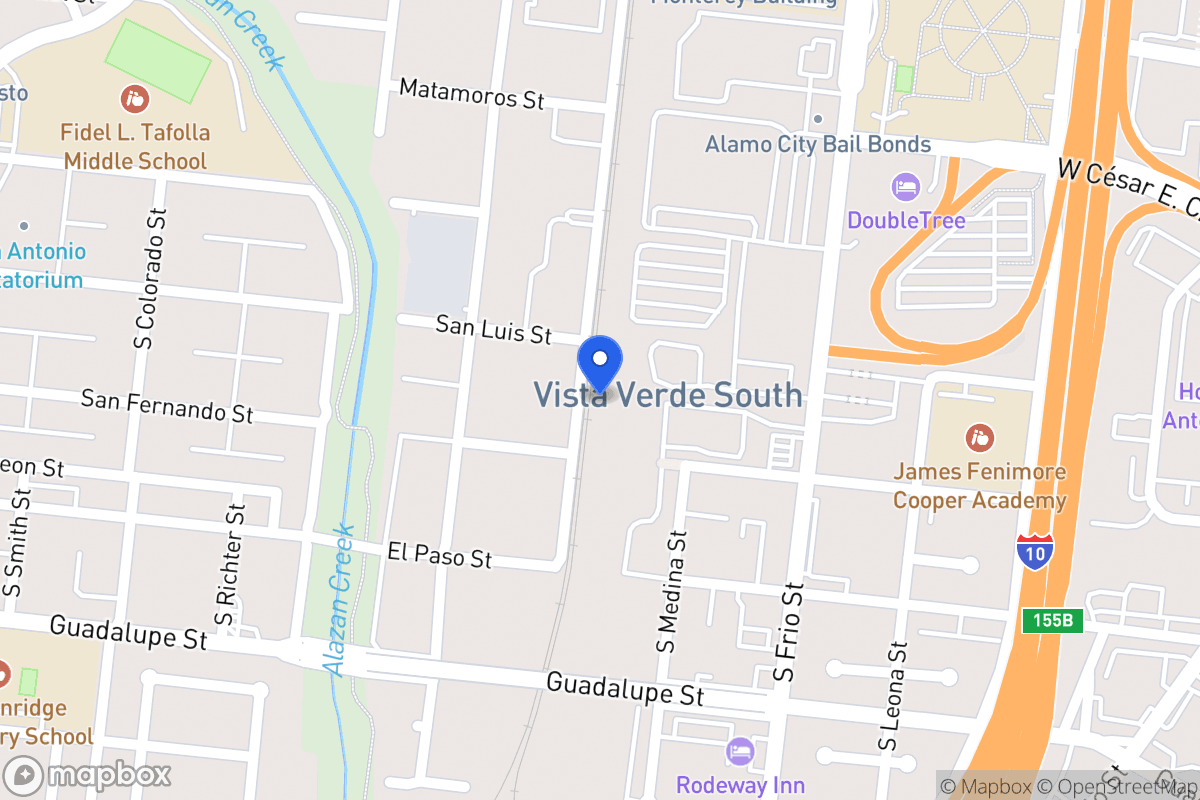 Map of 615 S San Bernardo Ave