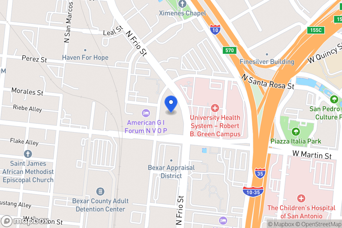 Map of 520 N Medina St