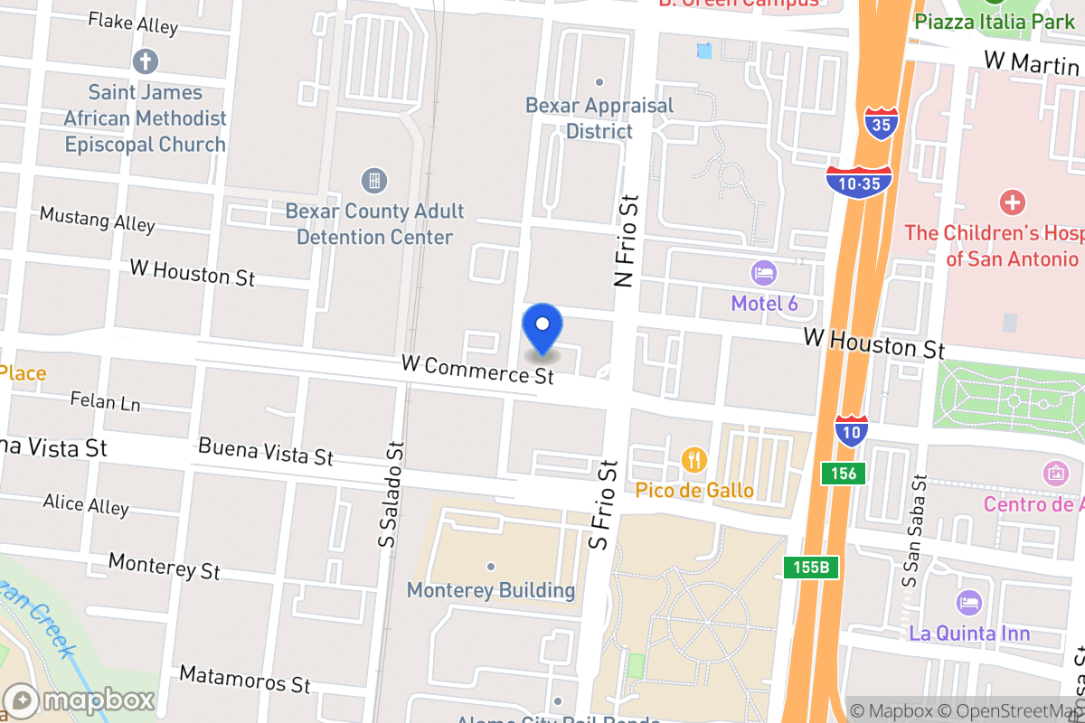 Map of 108 N Medina St