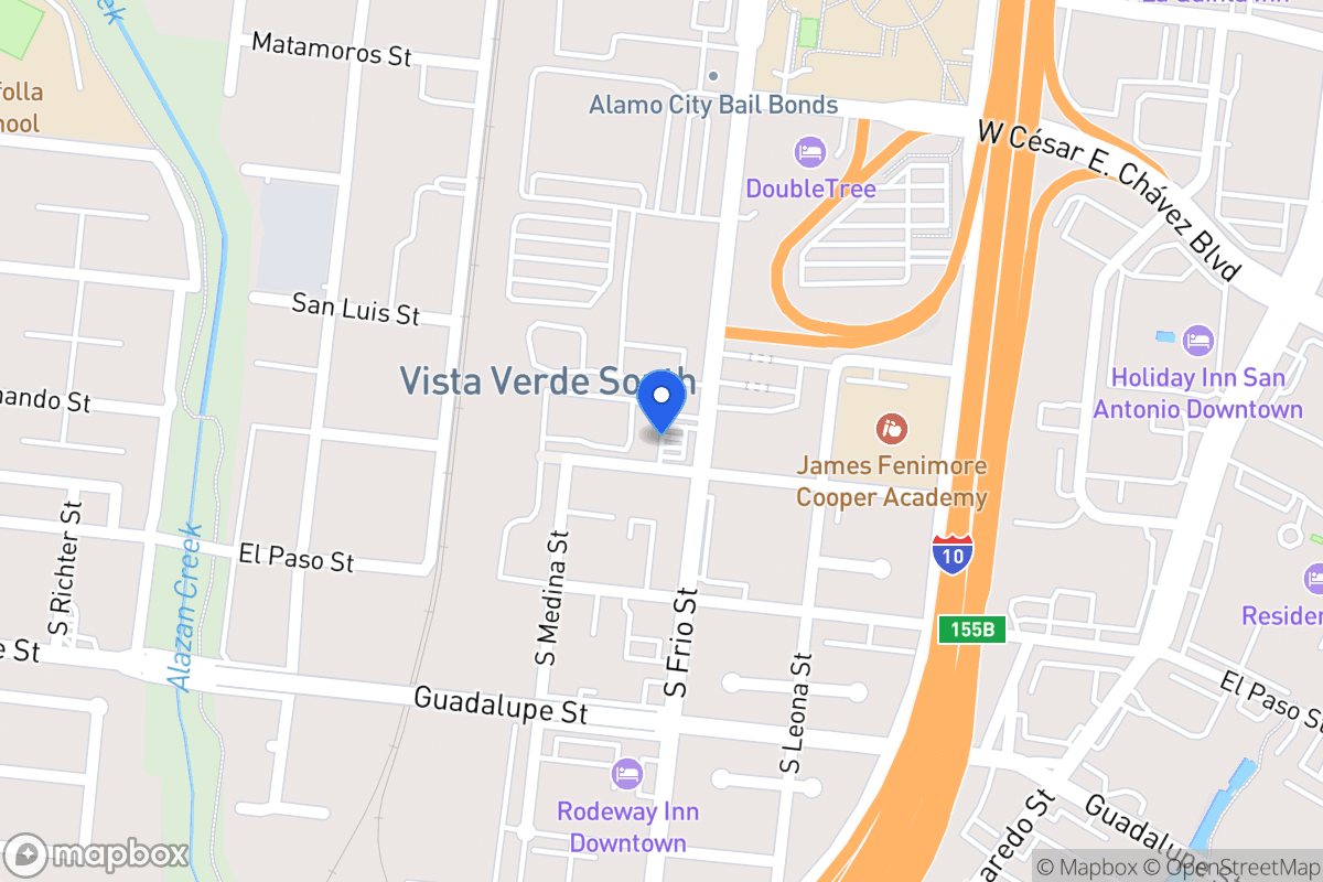Map of 635  San Fernando St