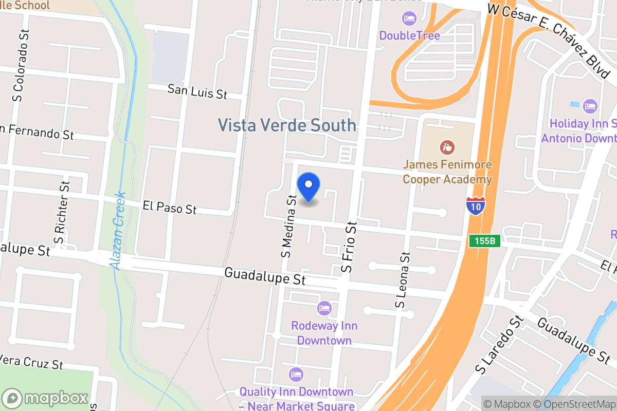 Map of 527  El Paso