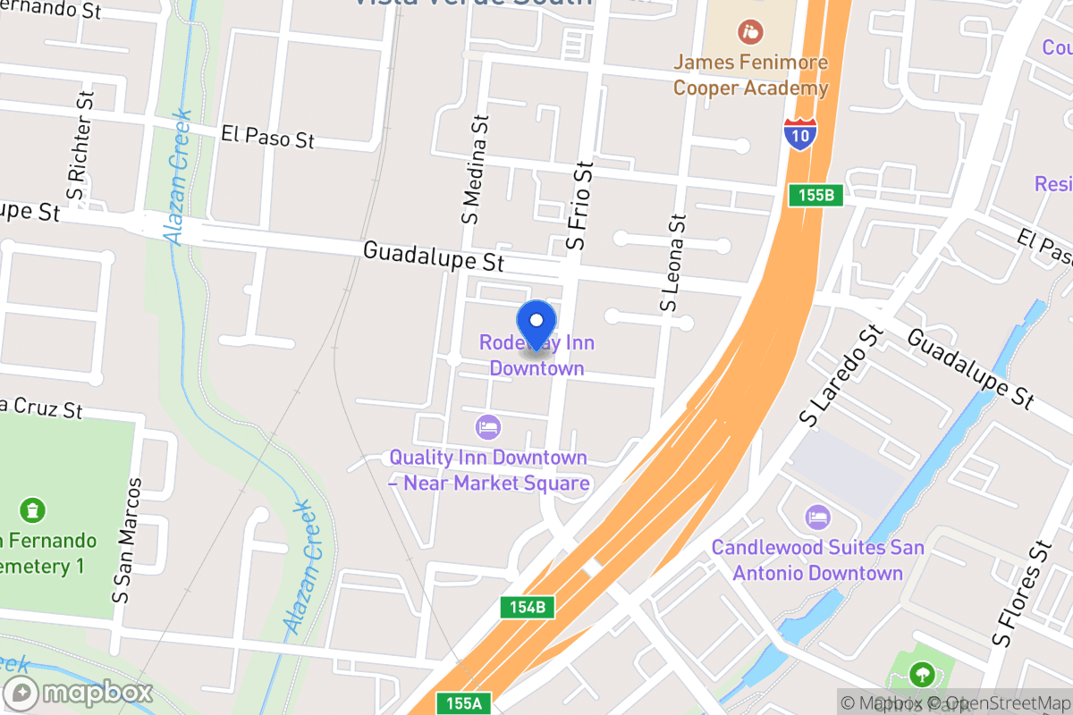 Map of 939 S Frio St