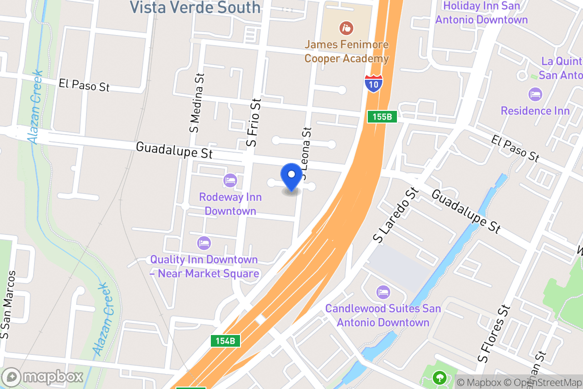 Map of 202  Vista Del Sur
