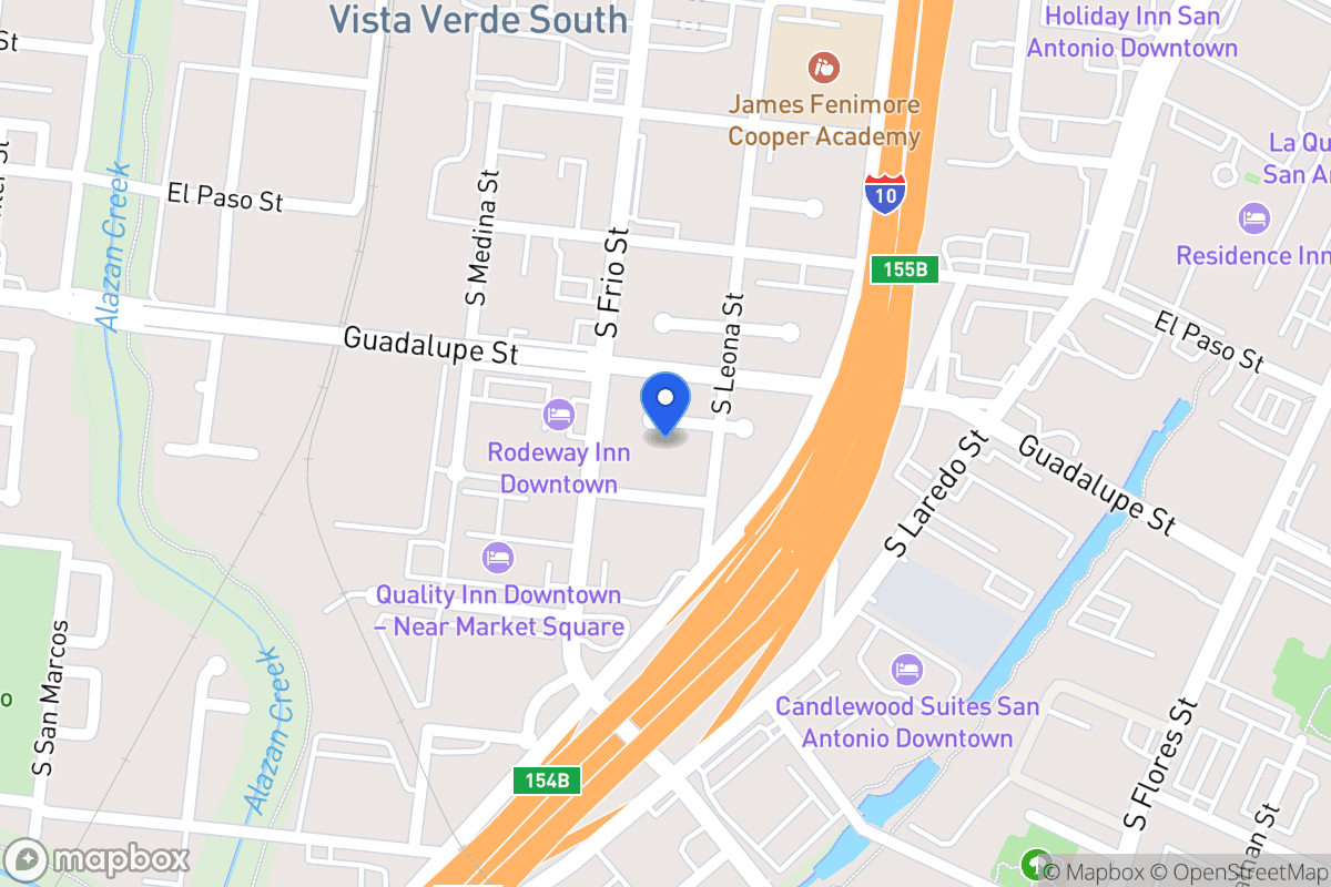 Map of 210  Vista Del Sur