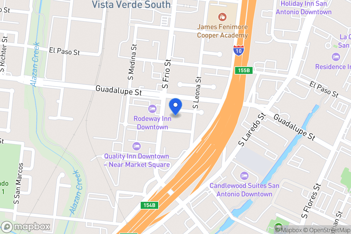 Map of 214  Vista Del Sur