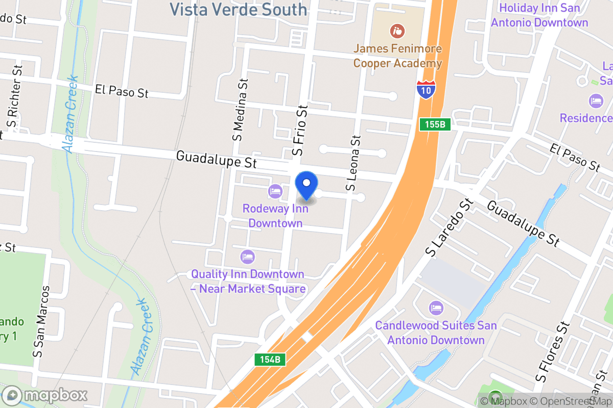 Map of 218  Vista Del Sur