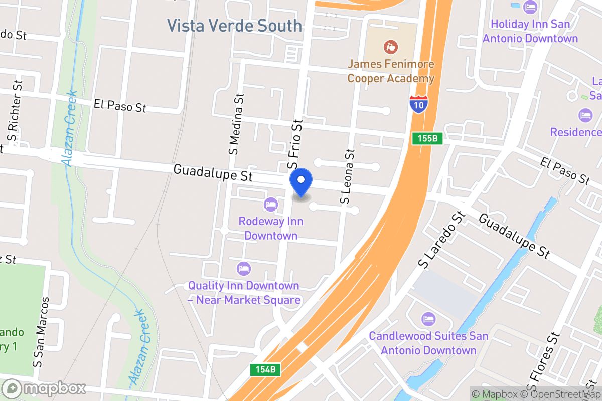 Map of 223  Vista Del Sur