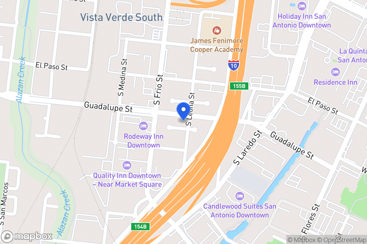 Map of 203  Vista Del Sur