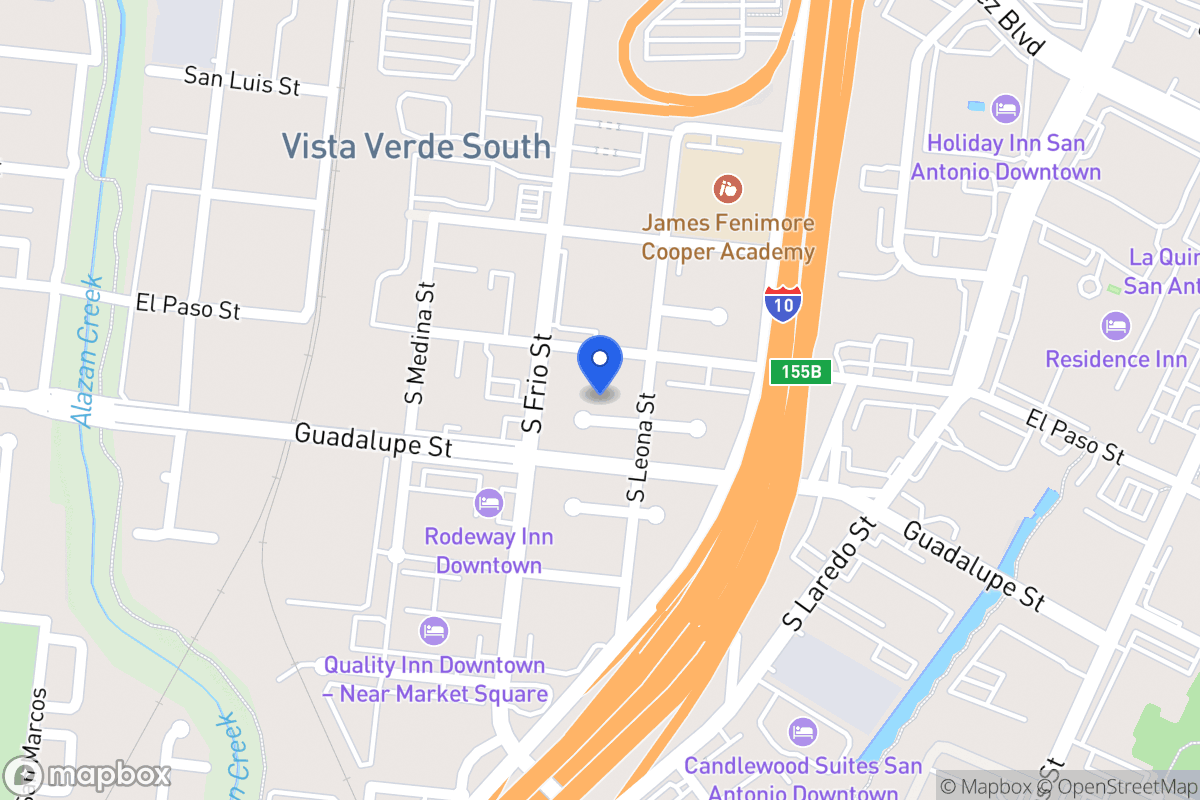 Map of 411  Rosa Verde