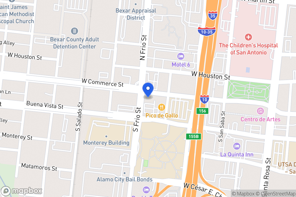 Map of 830 W Commerce St
