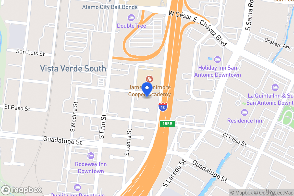 Map of 300  San Fernando St