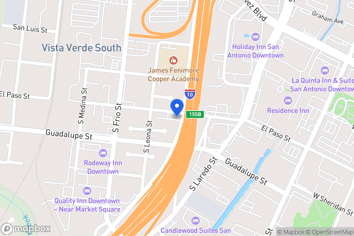 Map of 304  El Paso St