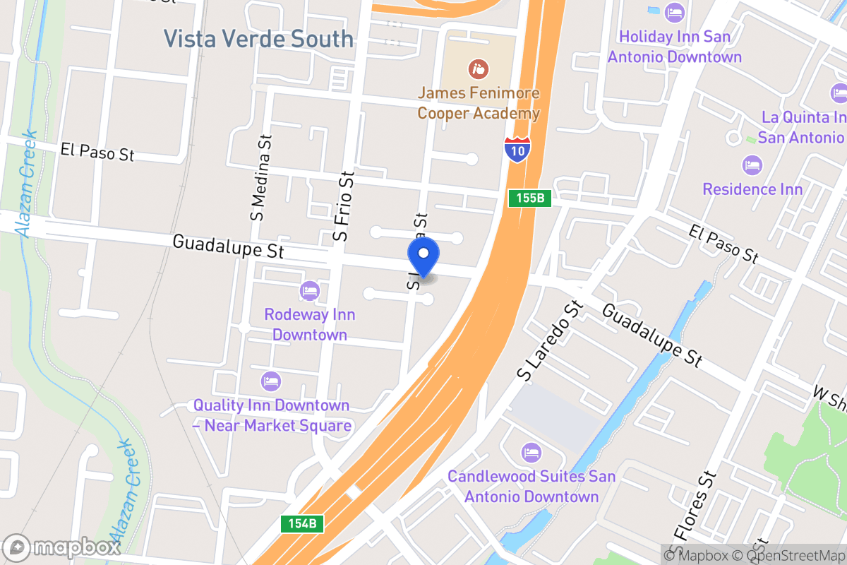 Map of 115  Vista Del Sur