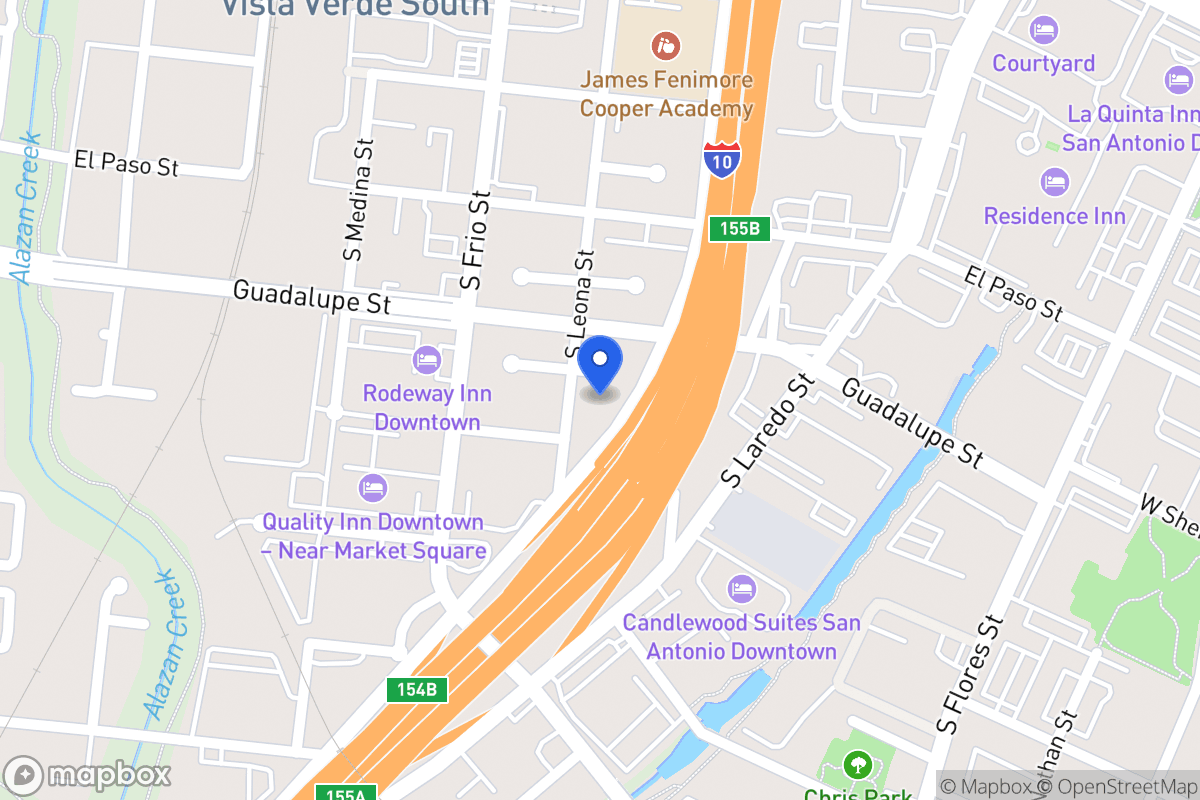 Map of 106  Vista Del Sur