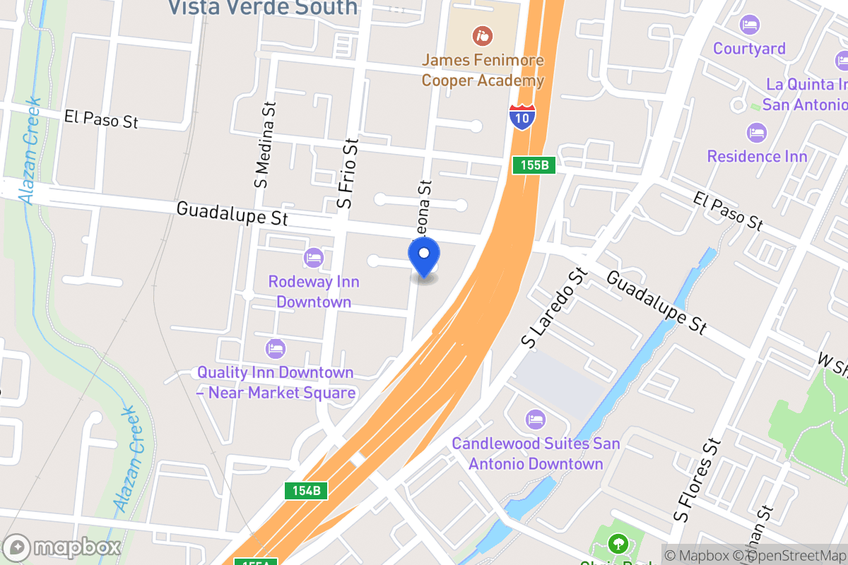 Map of 110  Vista Del Sur