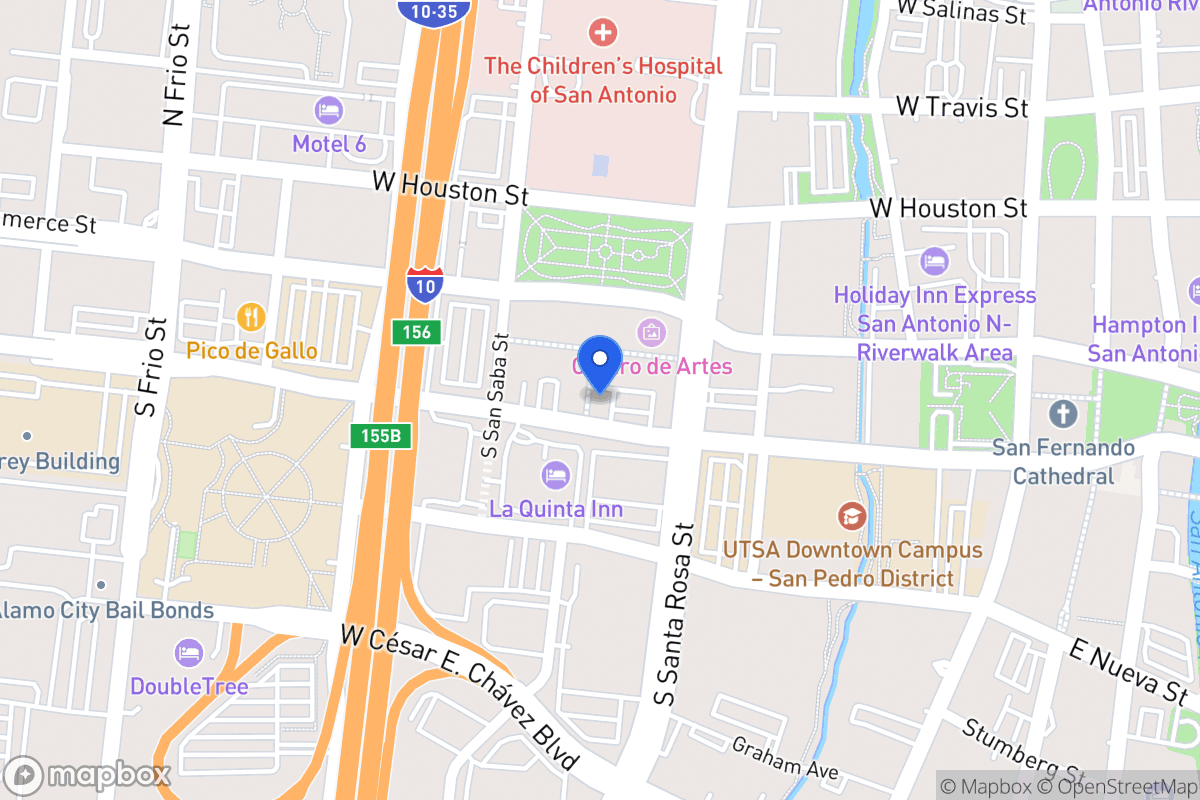 Map of 102  Concho St