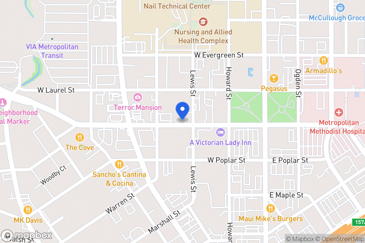 Map of 303  Cypress St