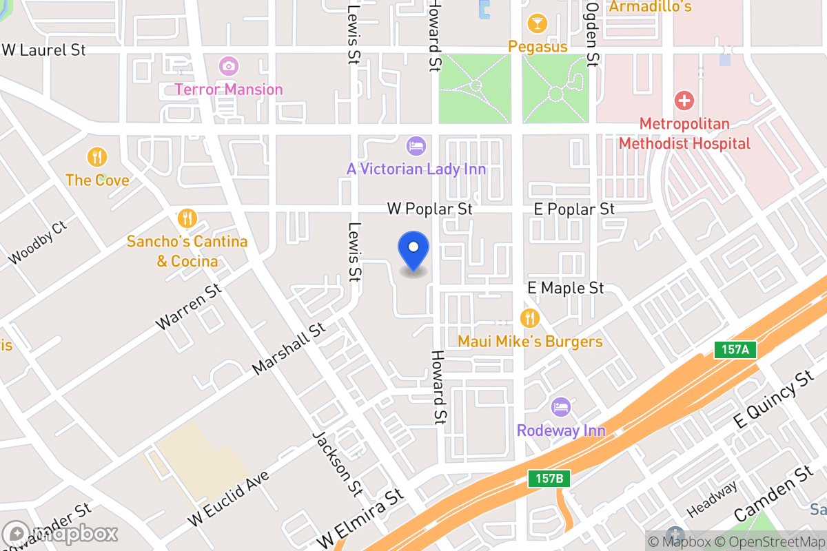 Map of 303  Howard St