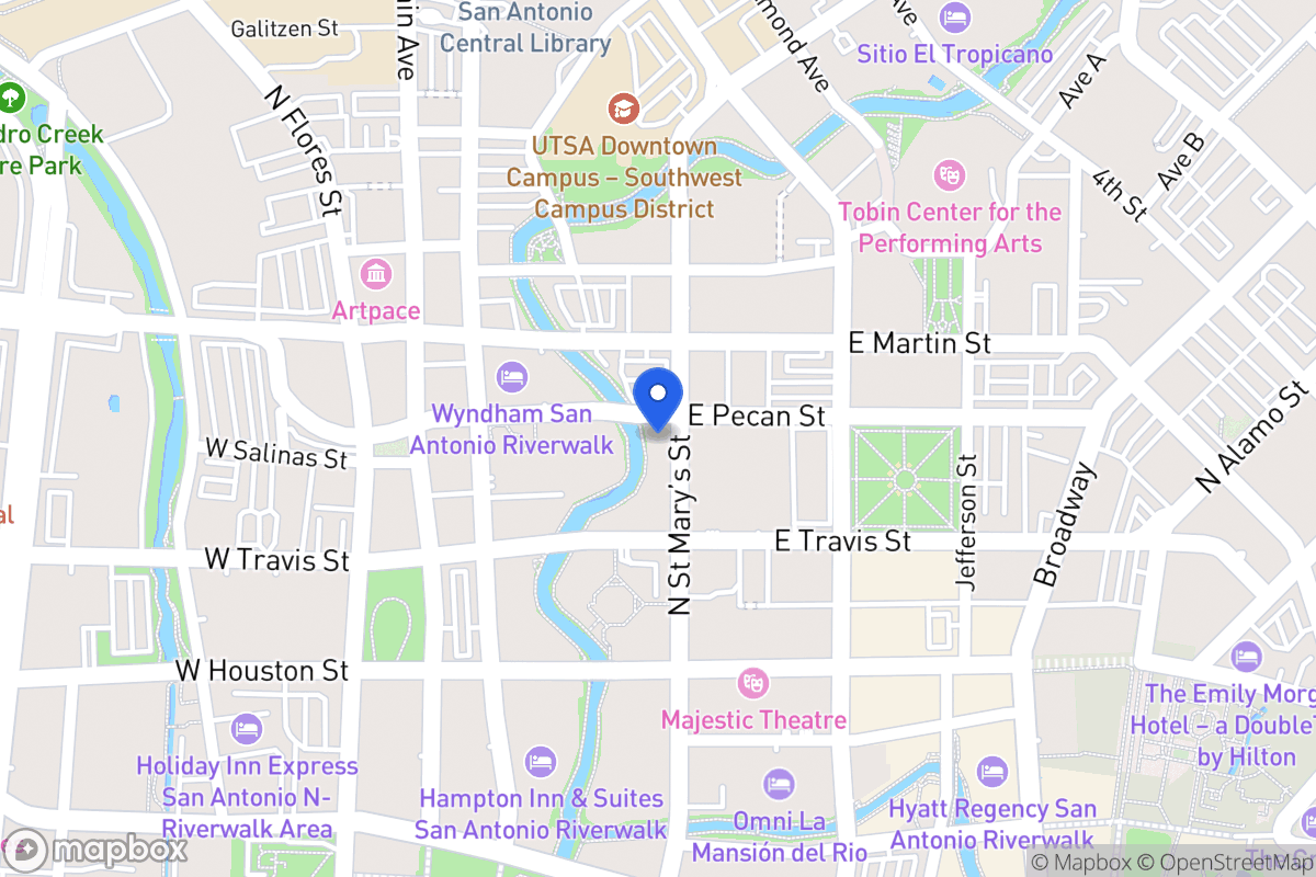 Map of 429 N Saint Marys St