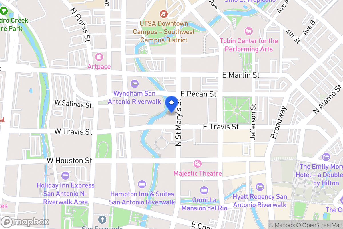 Map of 405 N Saint Marys St