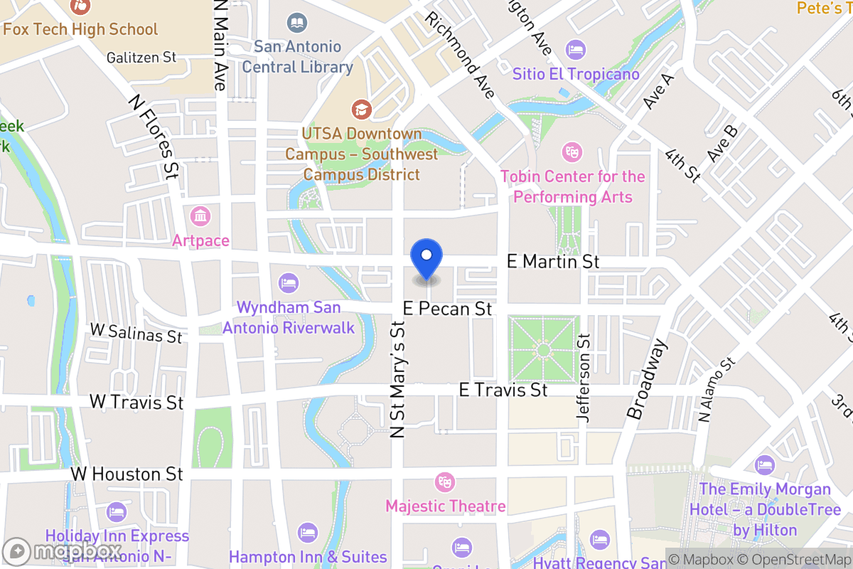 Map of 500 N Saint Marys St