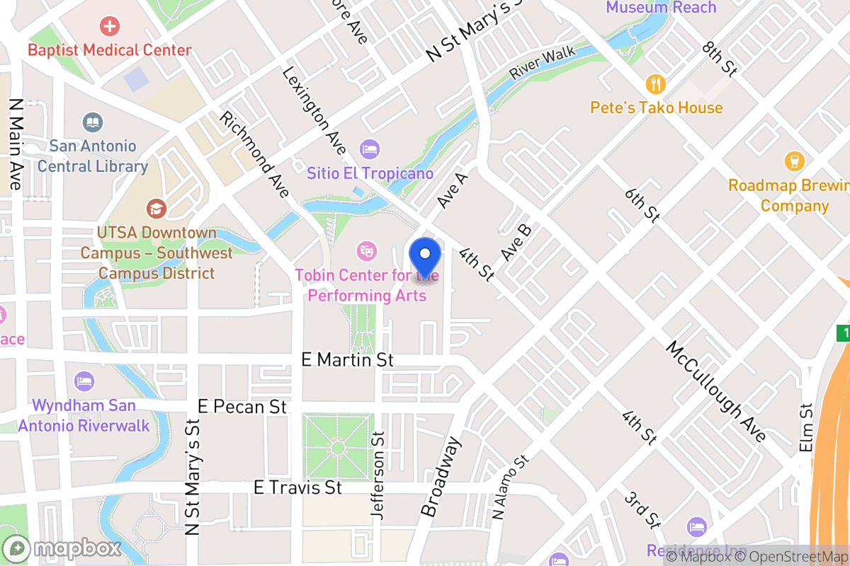 Map of 110  Auditorium Cir