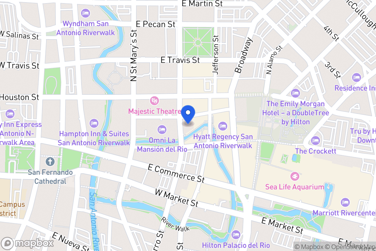 Map of 414  Navarro St
