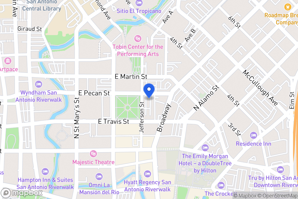 Map of 206  Jefferson St
