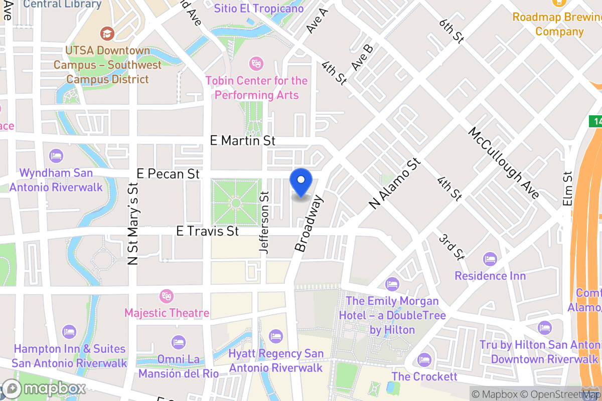 Map of 213  Broadway St