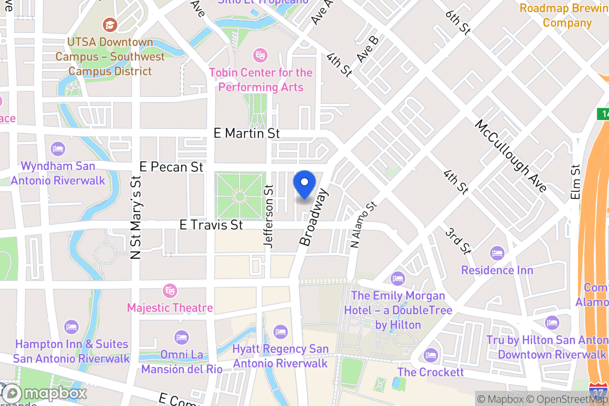 Map of 207  Broadway St