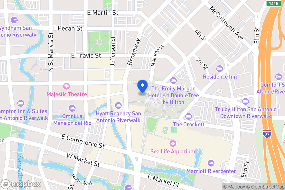 Map of 321  Alamo Plz
