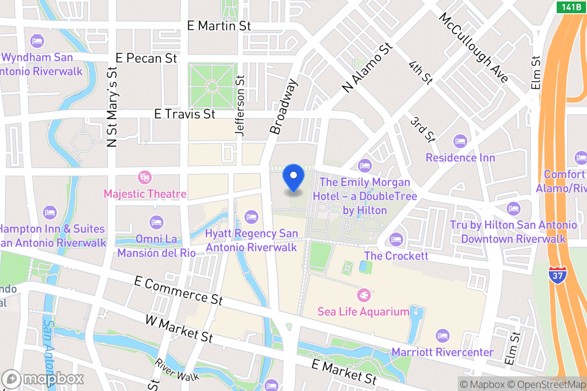 Map of 317  Alamo Plz