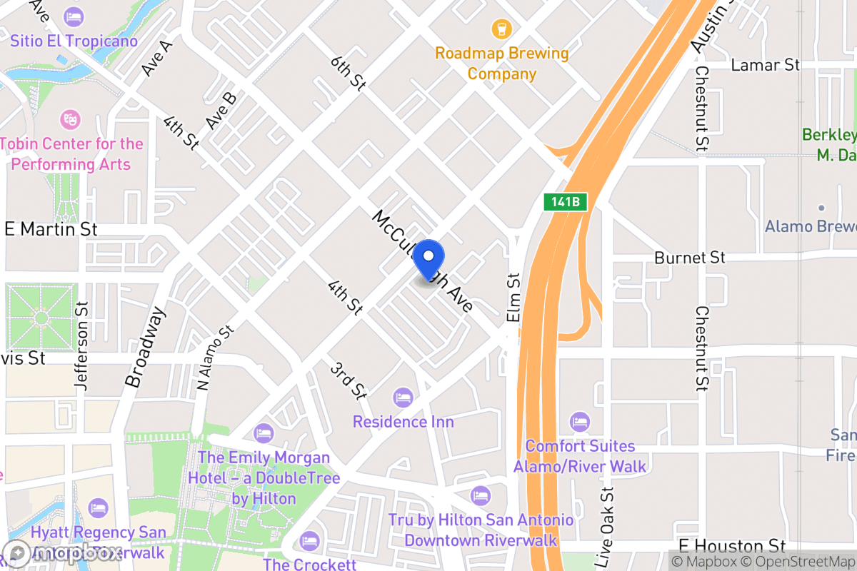 Map of 131  Mccullough Ave