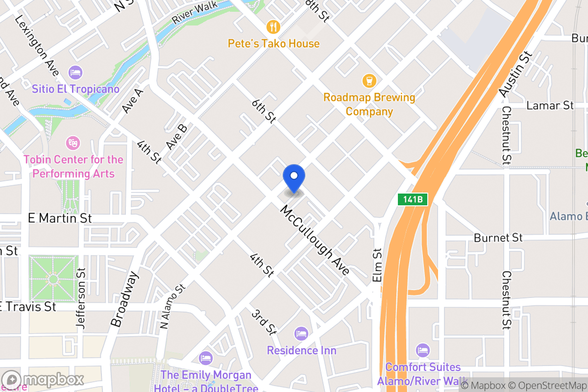 Map of 218  Mccullough Ave